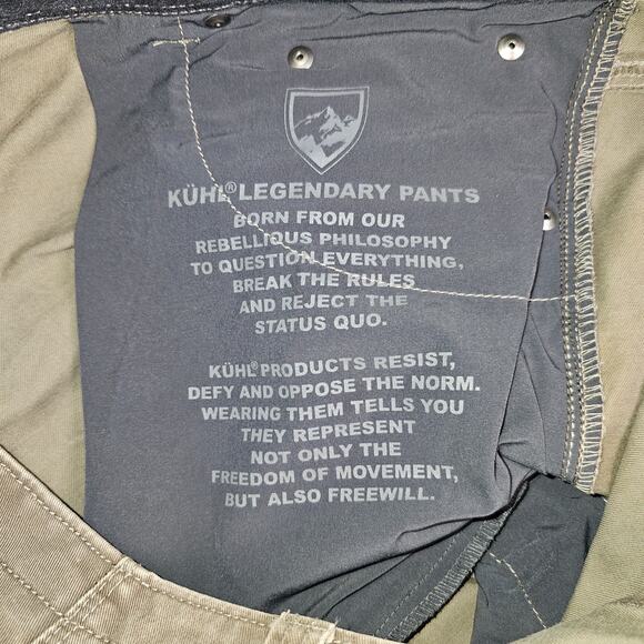 Kuhl Mens Rydr Outdoor Pants Jeans Brown 40x32 - Picture 12 of 16